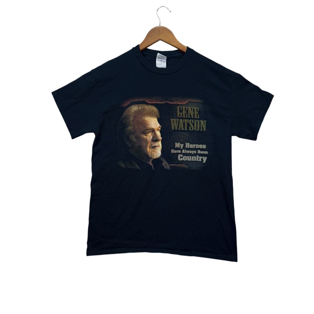Gene Watson Heroes Real Country Music Western Music Band Black T Shirt M